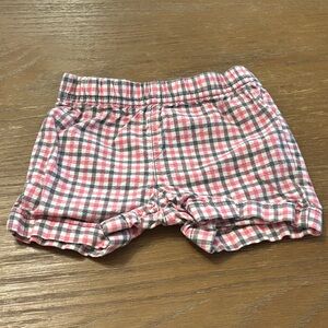 Carter's Pink and White Checkered Kids Shorts
